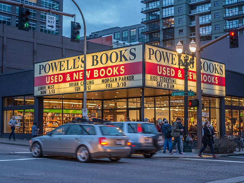 Powell's Bookstore in Portland